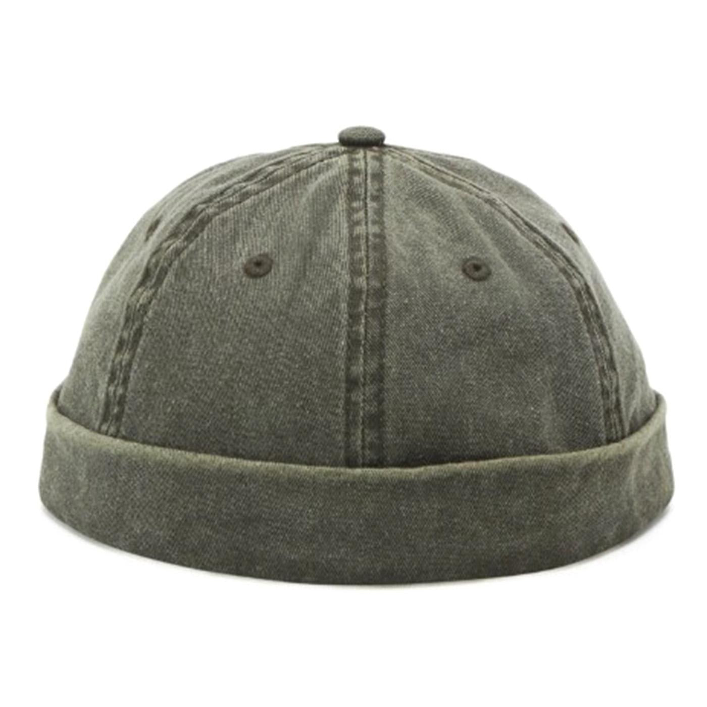 Docker Hat Black Olive - Cappellino Verde 136900-413  ALPHA INDUSTRIES 
