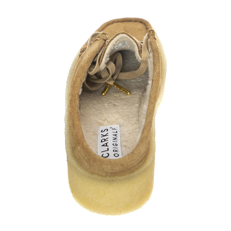 Wallabe Tan Warmlined - Scarpe Stringate Profilo Basso Donna Beige 168636-00001  CLARKS 