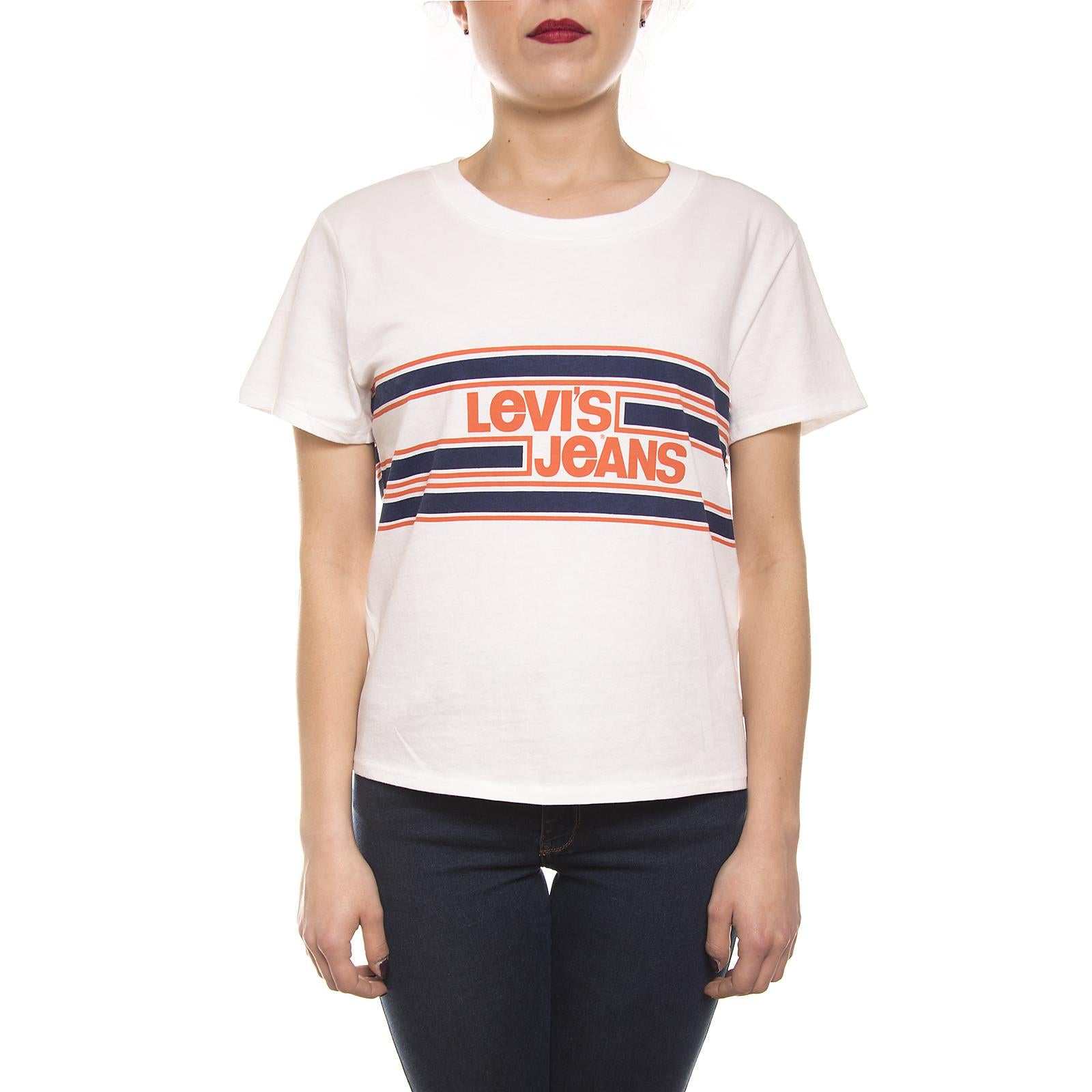 GRAPHIC SURF TEE LEVIS JEANS MARSHMALLOW GRAPHIC 29674-0000  LEVIS 
