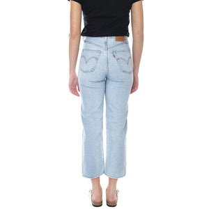 W Ribcage Straight - Denim Jeans Donna Blu 72693-0055  LEVIS 