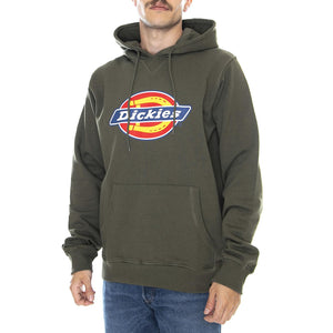 Nevada Hoodie - Dark Olive - Felpa con Cappuccio Uomo Verde 03 200062-DKO . DICKIES 