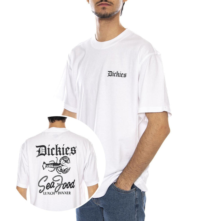 Dickies Diner Tee White - Maglietta Girocollo Uomo Bianca DK0A87QX0WH1 . DICKIES 