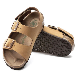 Milano Hl Kids Caramel Vegan - Sandali Vegani Bambino Marroni - Calzata Regolare 1021715  BIRKENSTOCK 