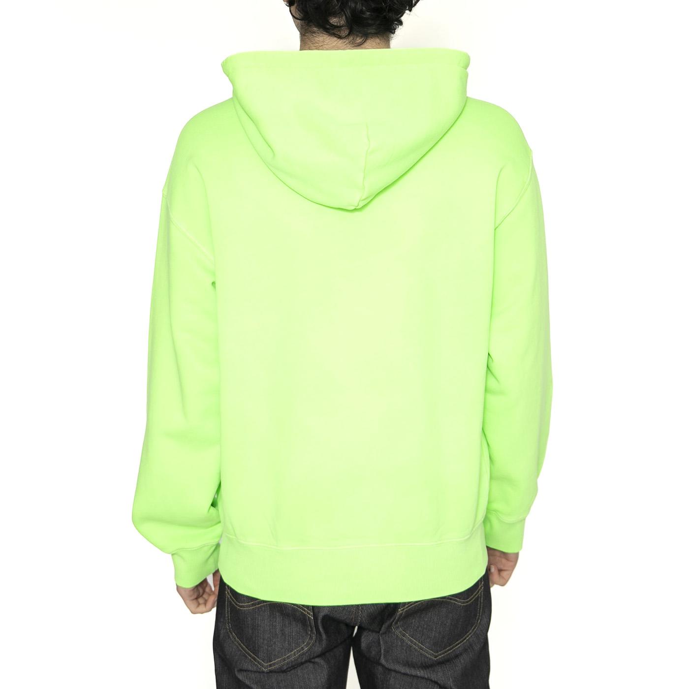 Hooded Industry Sweat Lumo Orange - Felpa con Cappuccio Uomo Verde I034417.2M4GD  CARHARTT WIP 