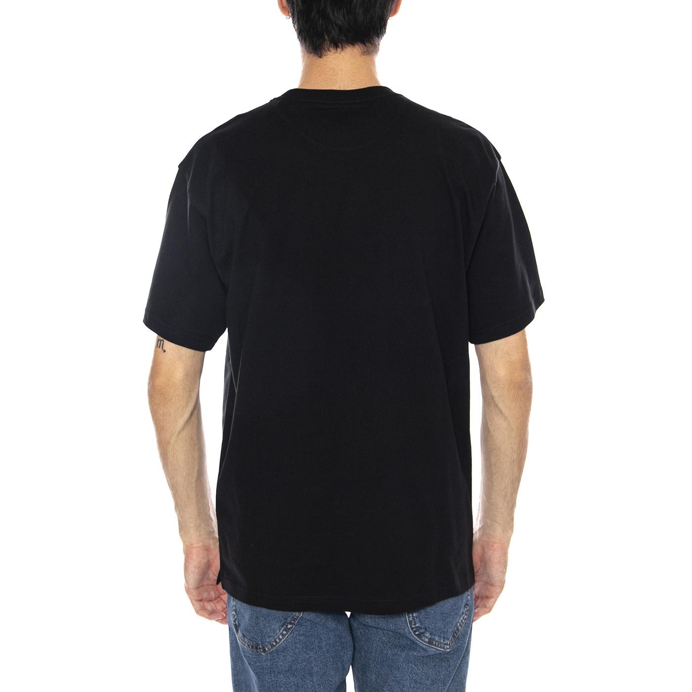 S/S Madison T-Shirt Black / Wax - Maglietta Girocollo Uomo Nera I033000.K02XX . CARHARTT WIP 