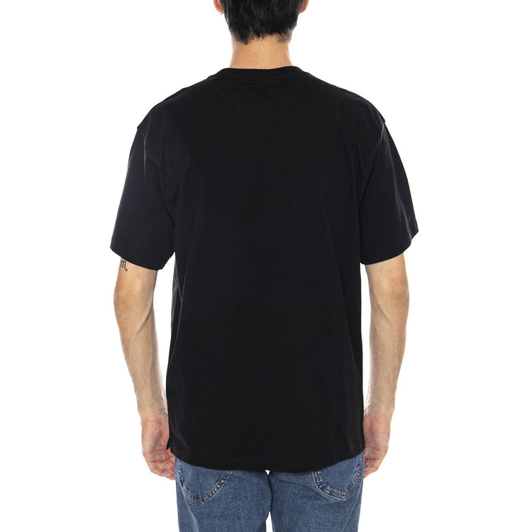 S/S Madison T-Shirt Black / Wax - Maglietta Girocollo Uomo Nera I033000.K02XX . CARHARTT WIP 