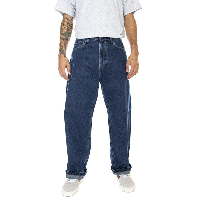 Landon Pant Blue stone washed - Pantaloni Denim Jeans Uomo Blu I030468-0106 . CARHARTT WIP 