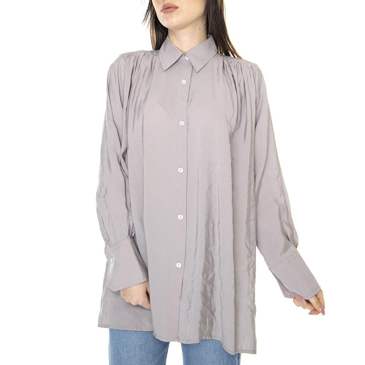 W' Jenny Cement - Camicia Donna Grigia 330846-559  ELVINE 