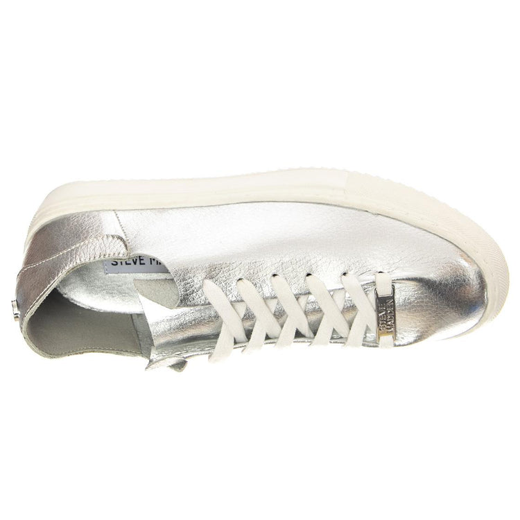 Dorey Silver - Scarpe Stringate Profilo Basso Donna Argento DORE03S1SILV  STEVE MADDEN 