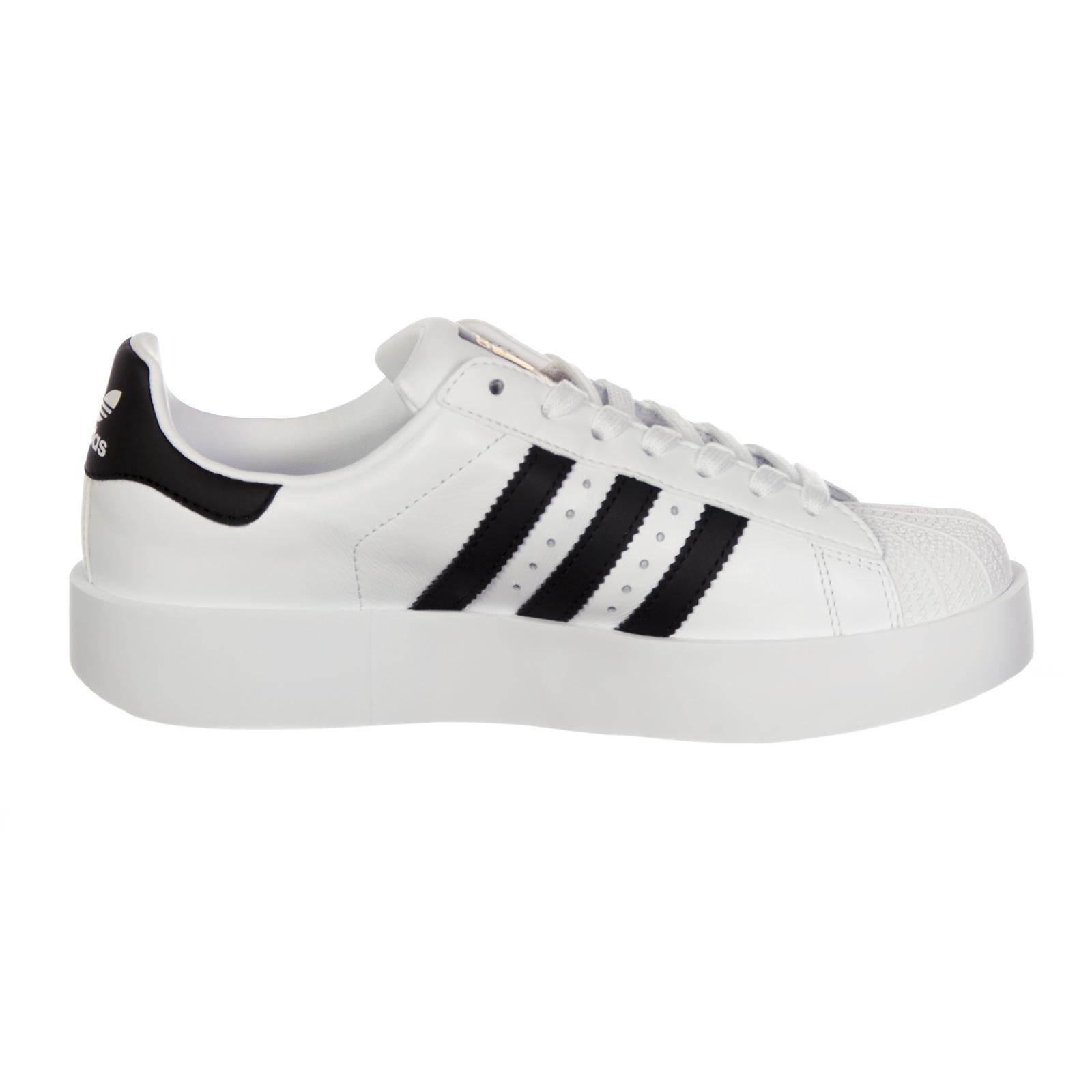 SUPERSTAR BOLD W FTW WHITE/CBLACK/GOLDMT BA7666  ADIDAS 