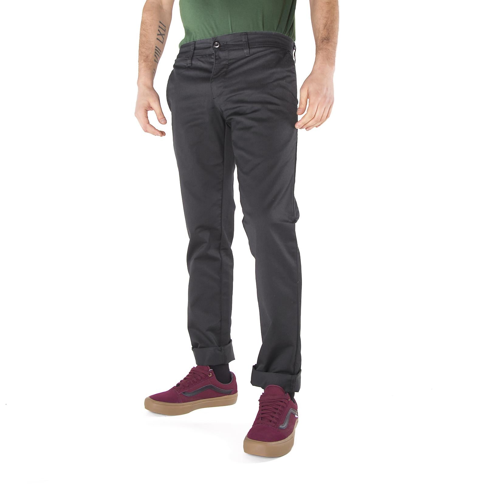 M' Sid Pant Black Rinsed - Pantaloni Chino Uomo Neri 14530  CARHARTT WIP 