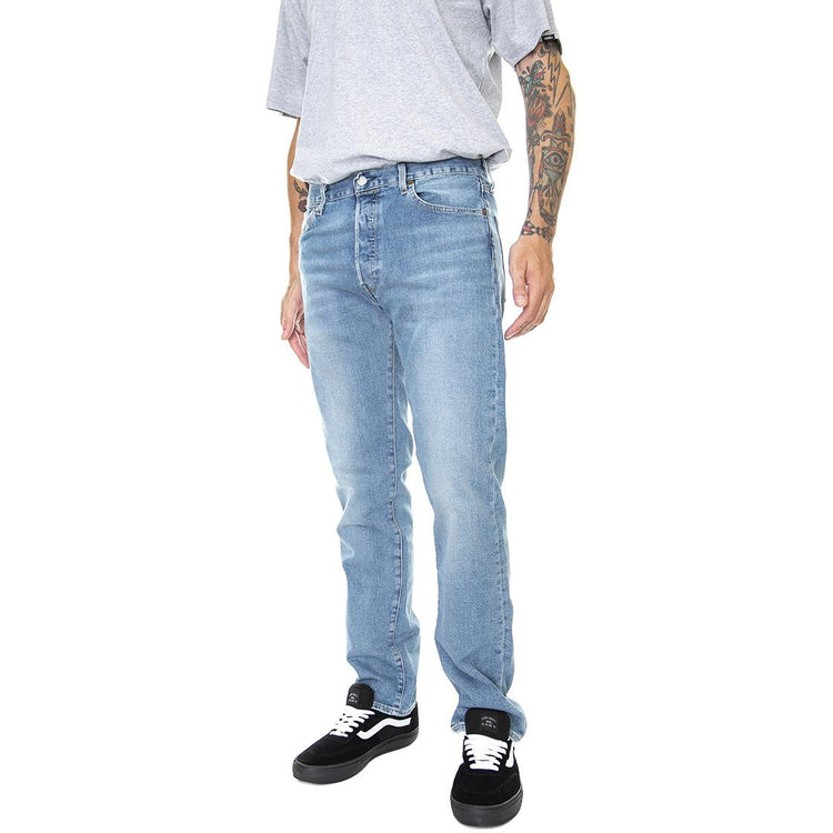 501 Levis Original Z1540 Light Indigo - Pantaloni Denim Jeans Uomo Blu 00501-3340  LEVIS 