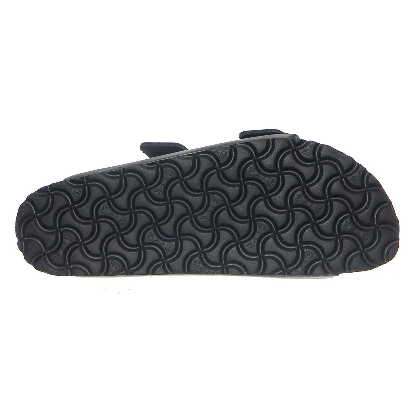 Arizona Big Buckle Oiled Leather Narrow Fit - Sandali Donna Neri 1011075 BLK BIRKENSTOCK 