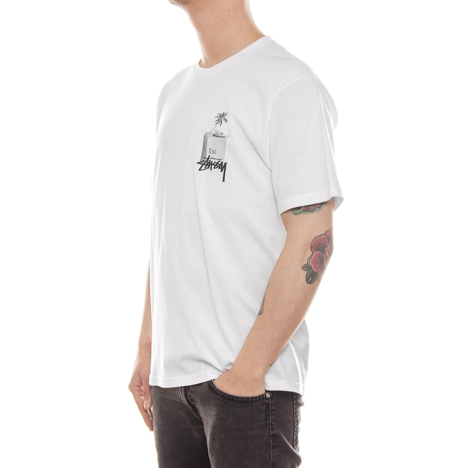 ESC TEE WHITE 1904010-WHITE  STUSSY 