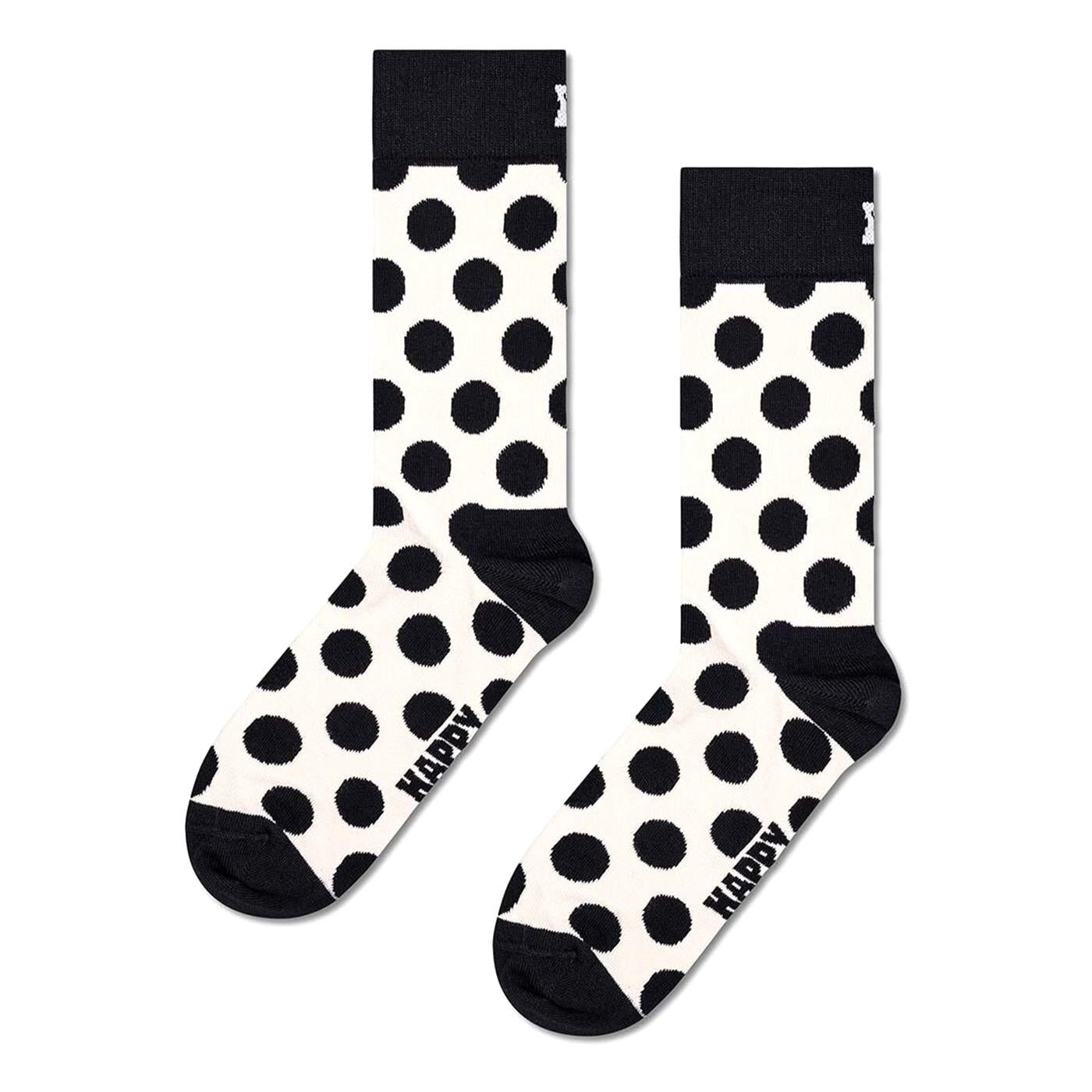 Big Dot Sock White - Calzini Multicolore P001587-WHITE  HAPPY SOCKS 
