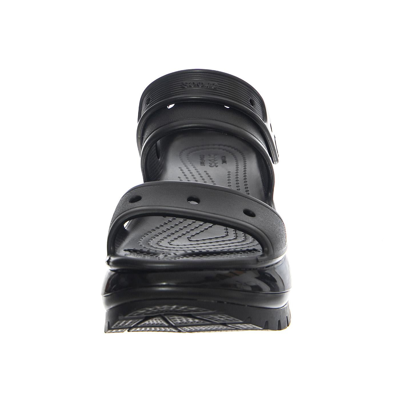 Classic Mega Crush Sandal W-BLK - Sandali Donna Neri CR.207989-BLK  CROCS 