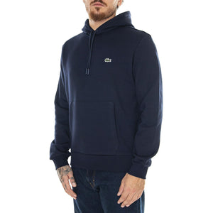 M' Sweatshirt SH9623-166 Hoodie Blue - Felpa con Cappuccio Uomo Blu SH9623-166  LACOSTE 