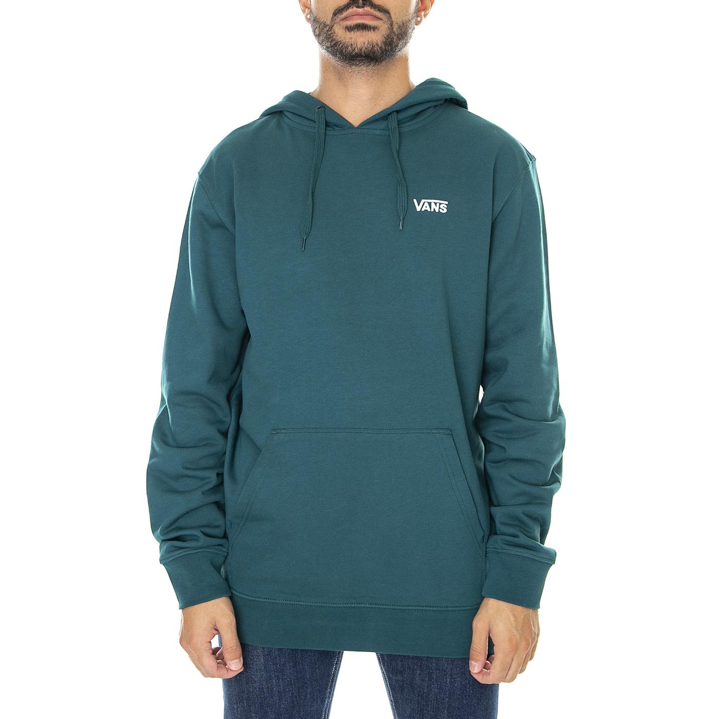 Core Basic Po Fleece Deep Teal - Felpa con Cappuccio Uomo Verde VN0A7YDV60Q1  VANS 