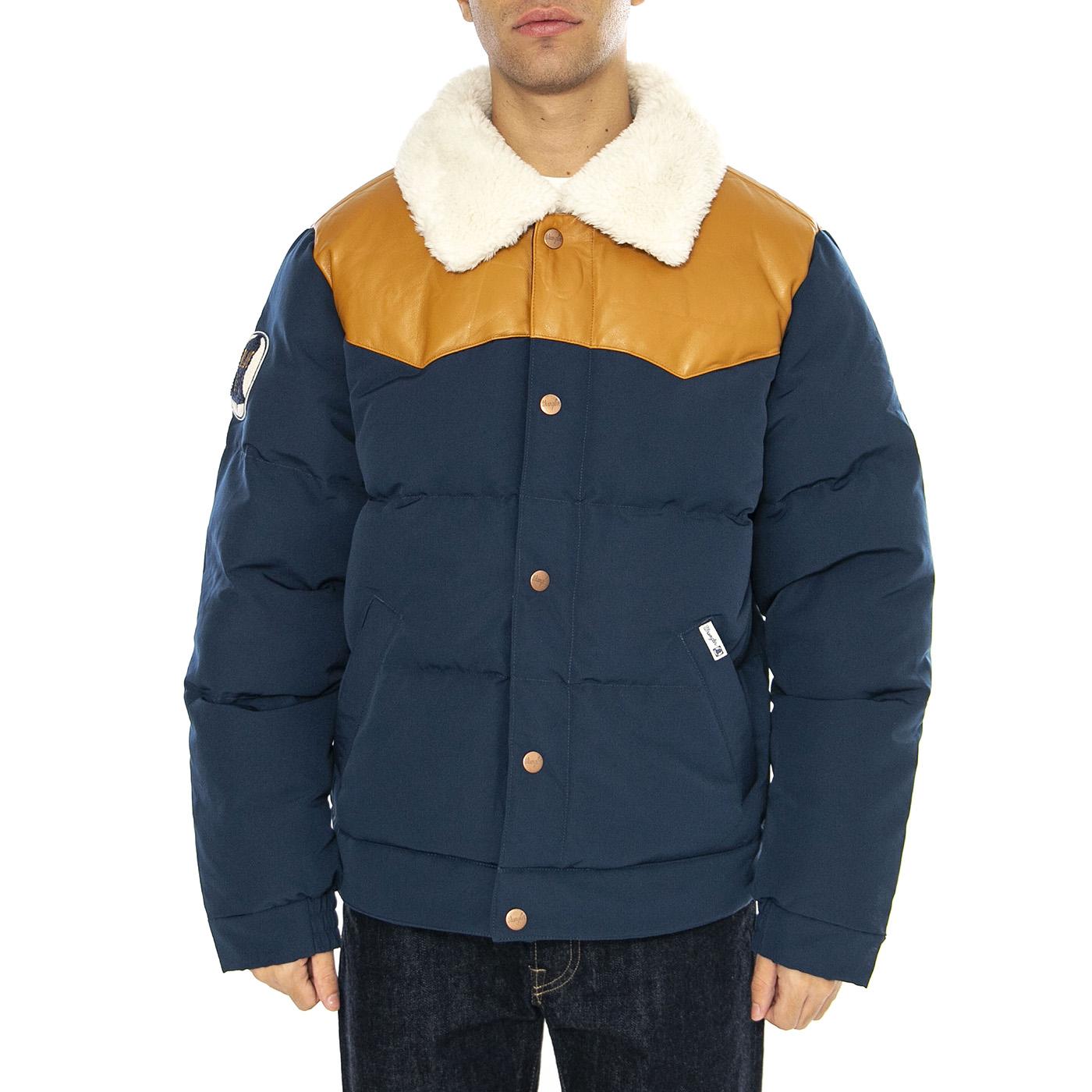 Puffer Jacket Navy - Giacca Uomo Multicolore 112357741-BLUE  WRANGLER 