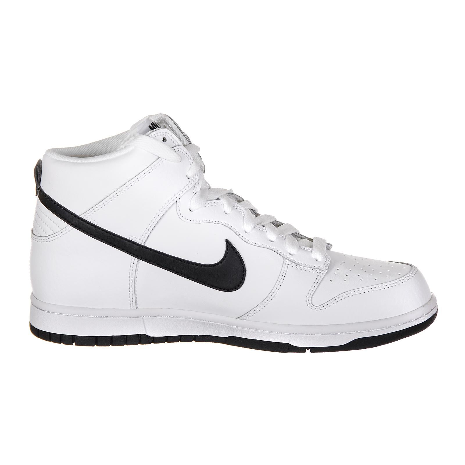 MEN S NIKE DUNK HI SHOE WHITE/BLACK 93401_4  NIKE 