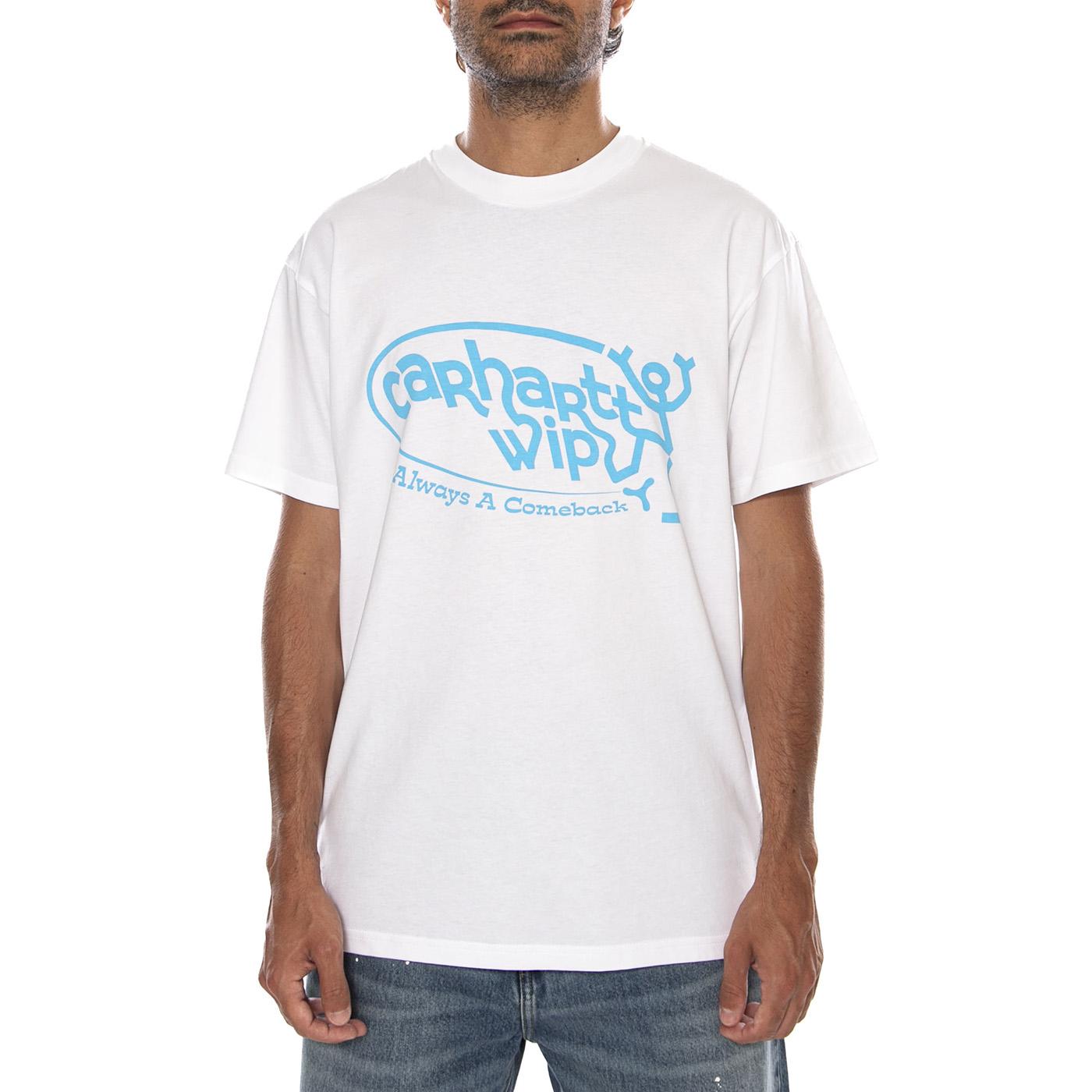 S/S ALWAYS A COME BACK T-SHIRT - Maglietta Girocollo Uomo Bianca I036894 02XX CARHARTT WIP 