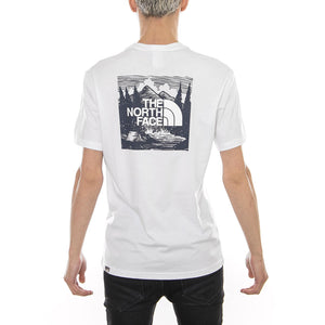 Redbox Cel Tee - White/Urban Navy - Maglietta Girocollo Uomo T92ZXESFT  THE NORTH FACE 