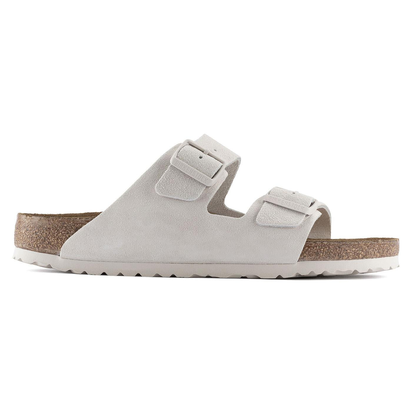 Arizona SFB Antique White Suede Leather - Sandali Donna Bianchi 1024516  BIRKENSTOCK 