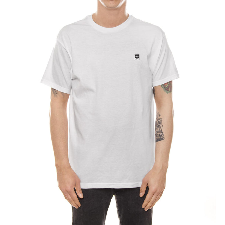 HALF FACE MIL SPEC PREMIUM S/S TEE WHITE 165361370-WHT  OBEY 