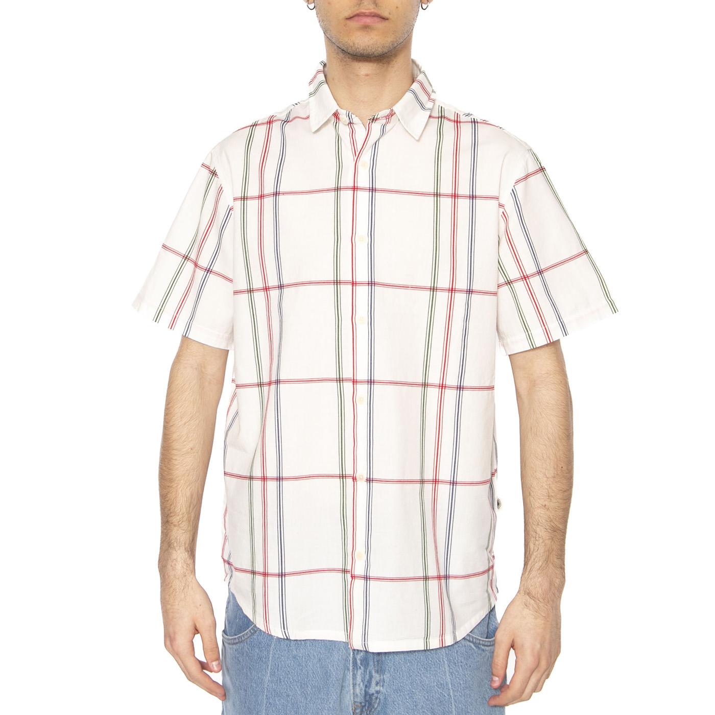 Cambric Stripe Tom Shirt Multicolor - Camicia Maniche Corte Uomo Multicolore MSH00199-MULTICOLOR  THINKING 