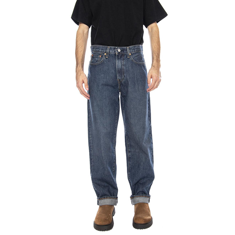 568 Loose Straight Check The Score Dark Indigo - Pantaloni Denim Jeans Uomo Blu 29037-0095  LEVIS 