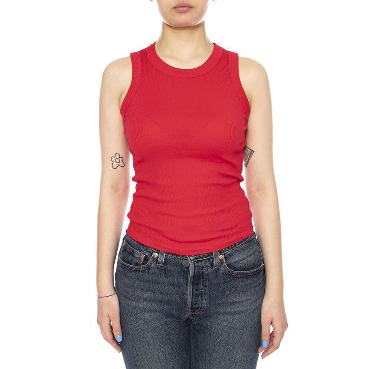 CLAVEL JULIETTE TOP CLAVEL - Canotta Donna Rossa WTP00255 RED THINKING MU 