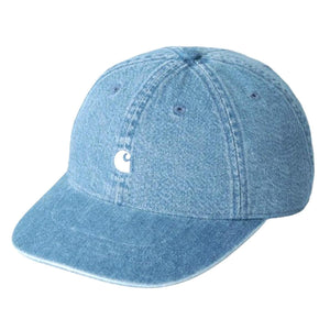 Lucas Cap - Cappellino con Visiera Denim Jeans Blu I036364 0135 CARHARTT WIP 