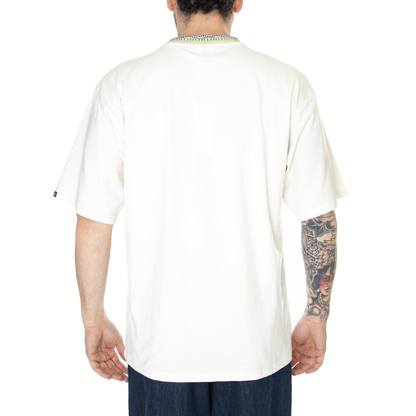 Ufollow Oversized Tee White - Maglietta Girocollo Uomo Bianca GA658-WHT  GRIMEY 