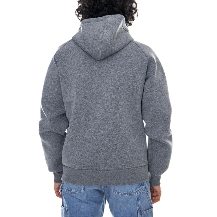 Car-Lux Hooded - Dark Grey Heather/Grey - Giacca Leggera Uomo I018044.03-ZM.92  CARHARTT WIP 