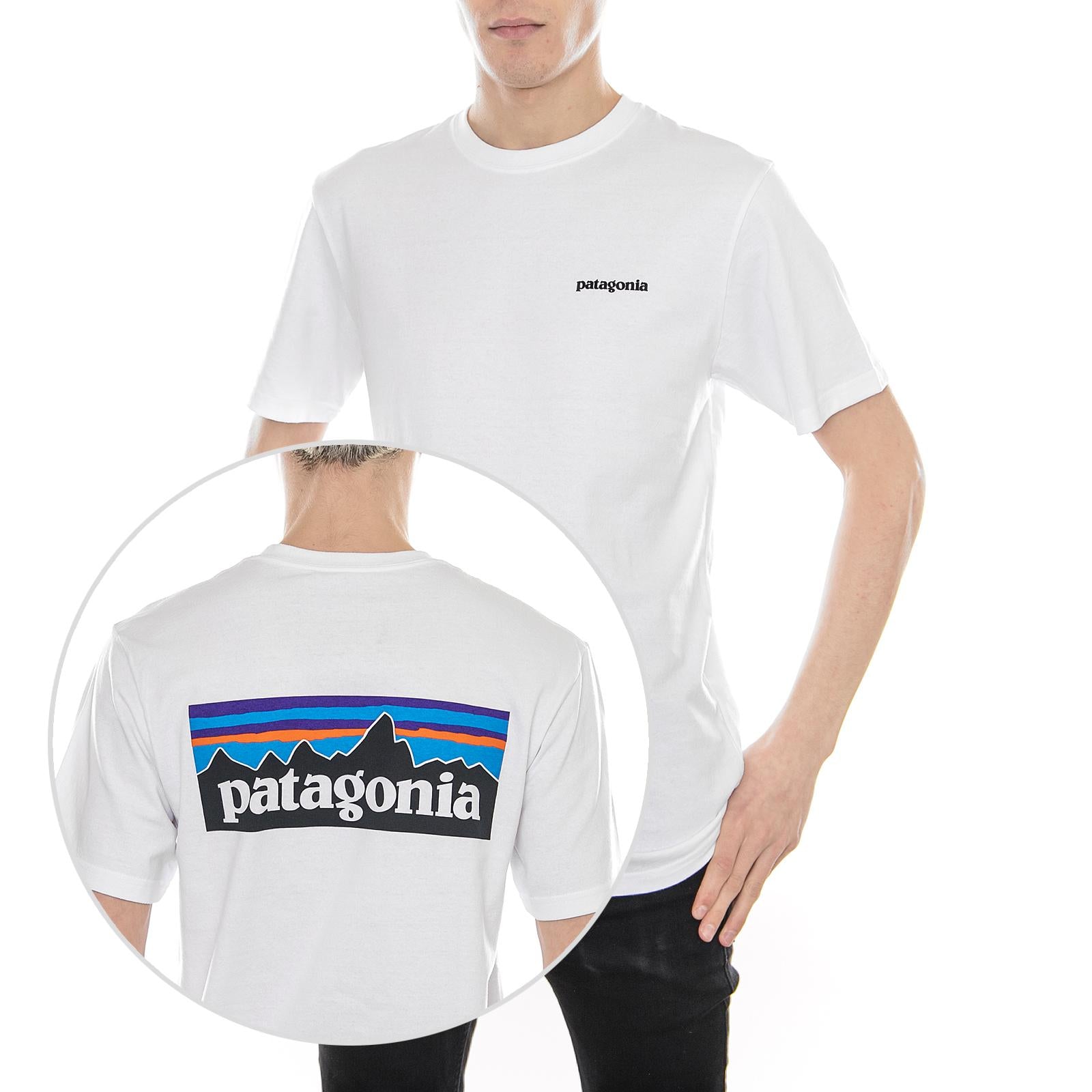 Mn P-6 Logo Responsibili-Tee - White - Maglietta Girocollo Uomo Bianca 39174-WHI  PATAGONIA 