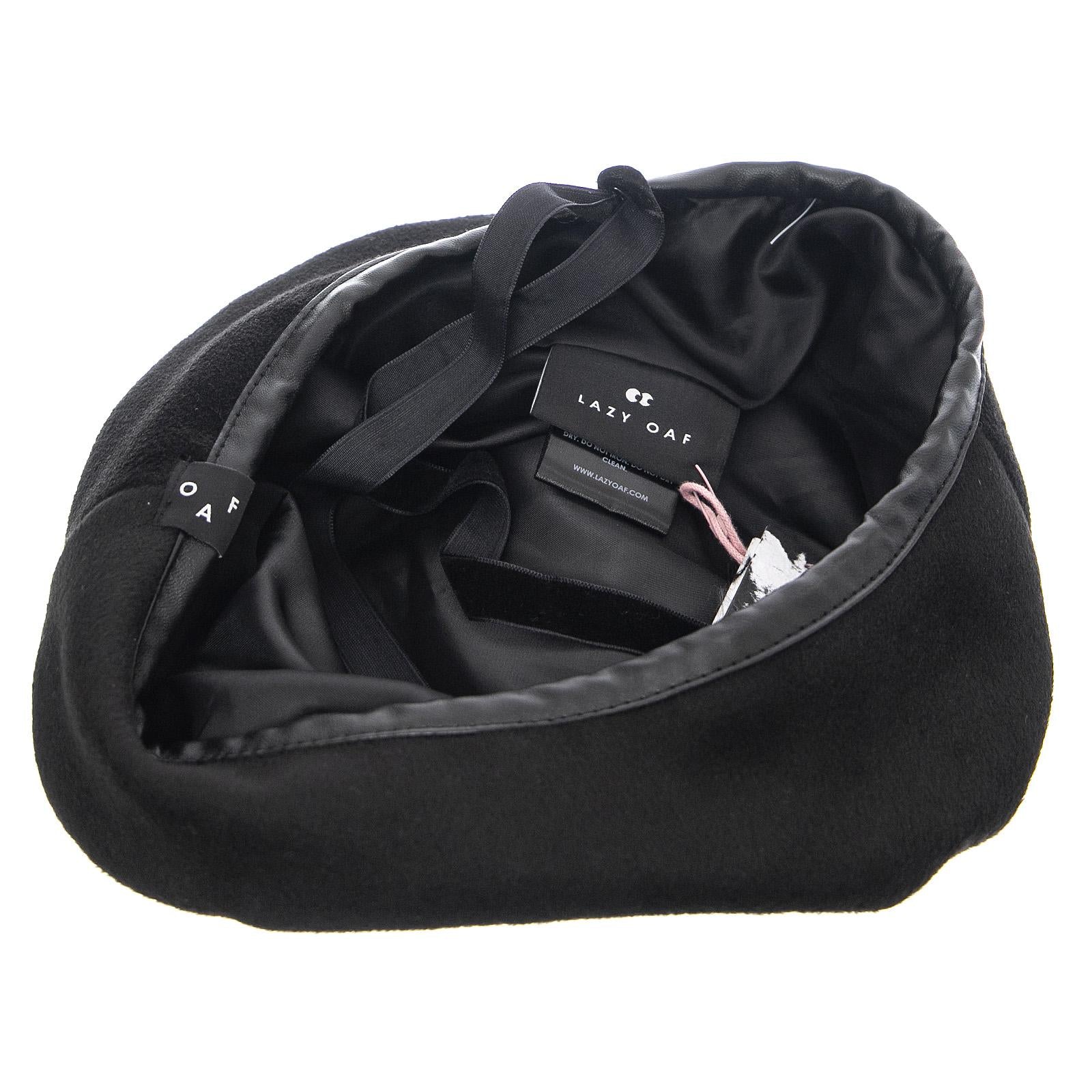  LOW80296MAT-BLACK  LAZY OAF 