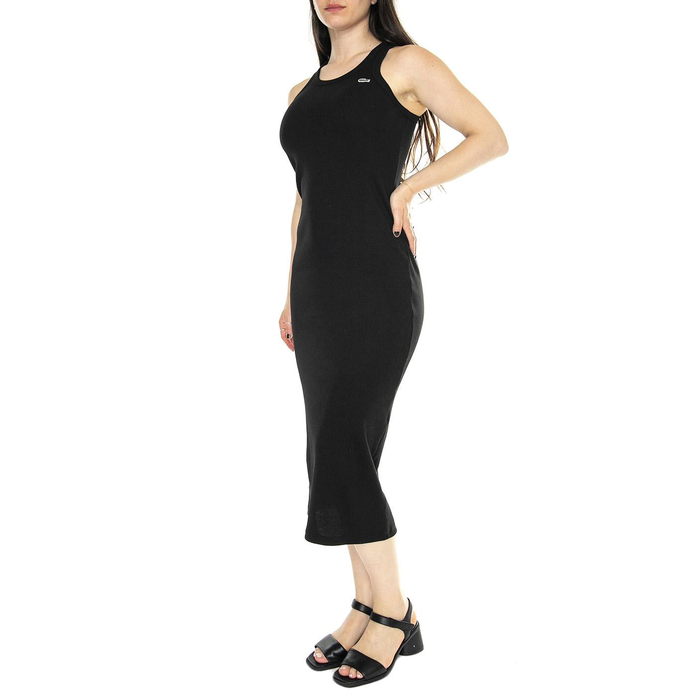 Abitino 031 Black Dress - Abito Donna Nero EF5512-031  LACOSTE 