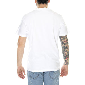 Train Stack Tee White - Maglietta Girocollo Uomo Bianca 65584-010  BEN SHERMAN 