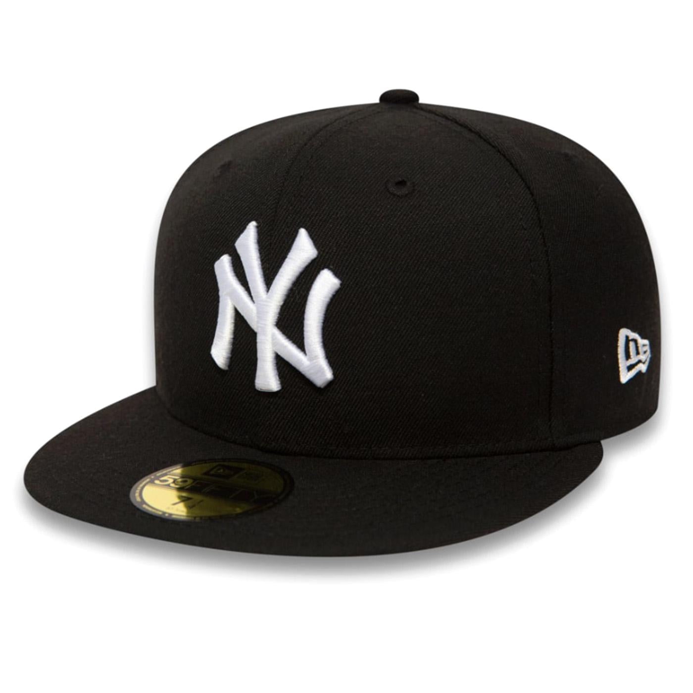 League Essential 59Fifty New York Yankees Black / White - Cappellino con Visiera Nero 10003436  NEW ERA 
