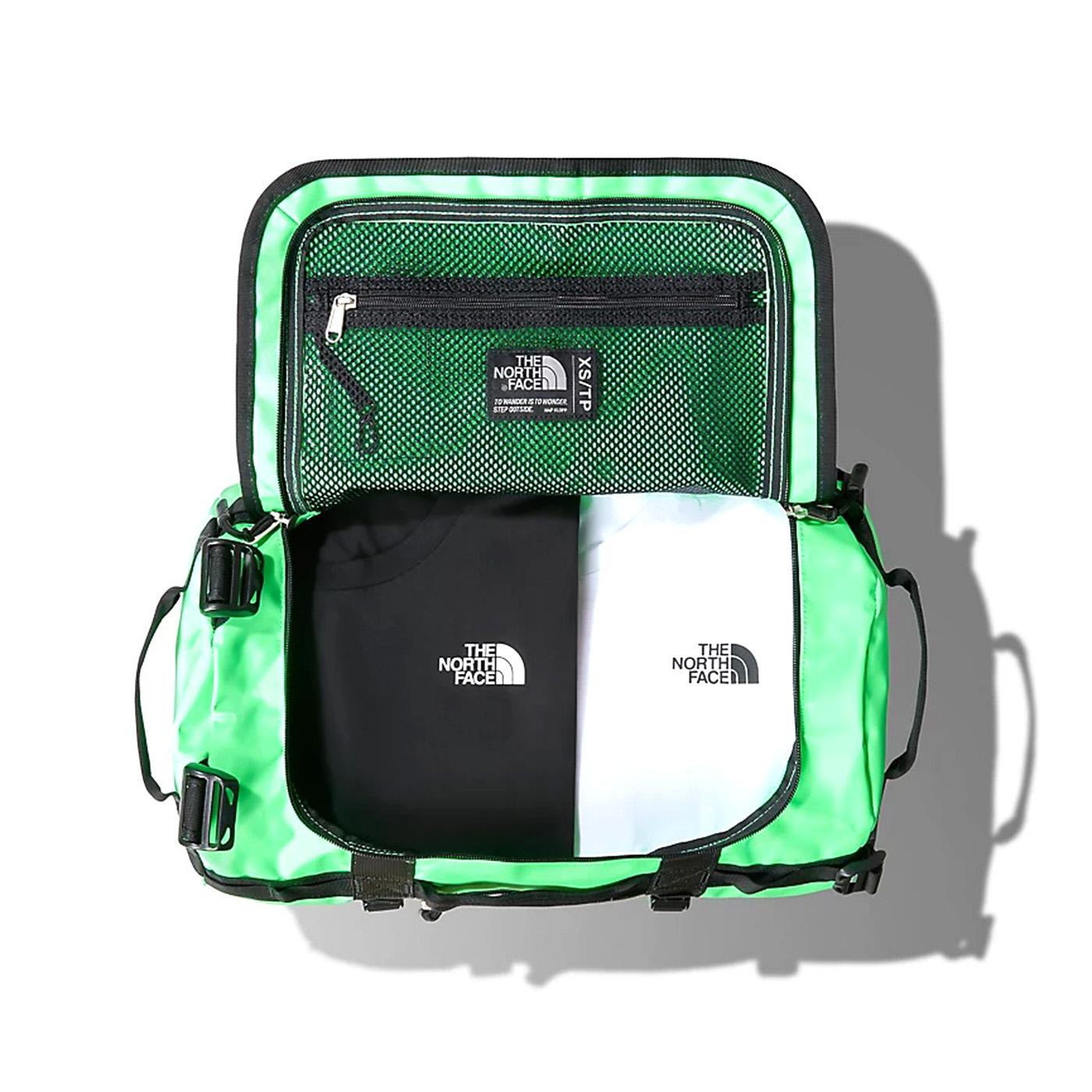 Base Camp Duffel - XS Chlorophyl Green / Tnf Balck - Borsa da Viaggio Verde NF0A52SSC321  THE NORTH FACE 
