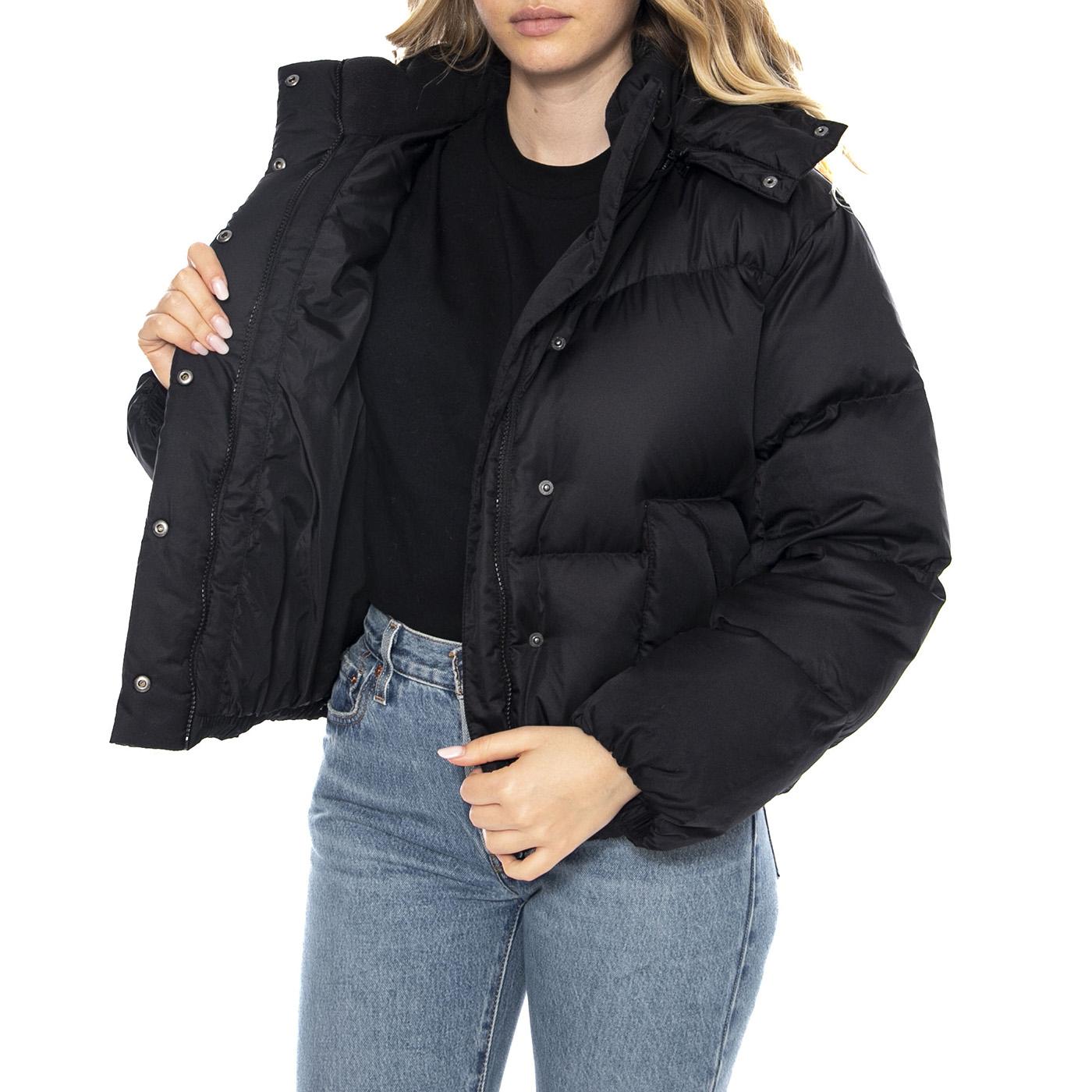 Western Bubble Shortie - Anthracite Night Black - Giacca Piumino Donna Nera 003MD-0001 . LEVIS 