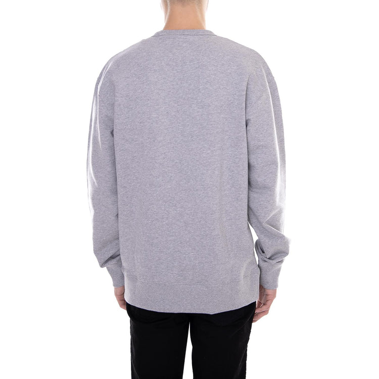 Elberon Melange Grey - Felpa Girocollo Uomo Grigia 02 200214-GYM . DICKIES 