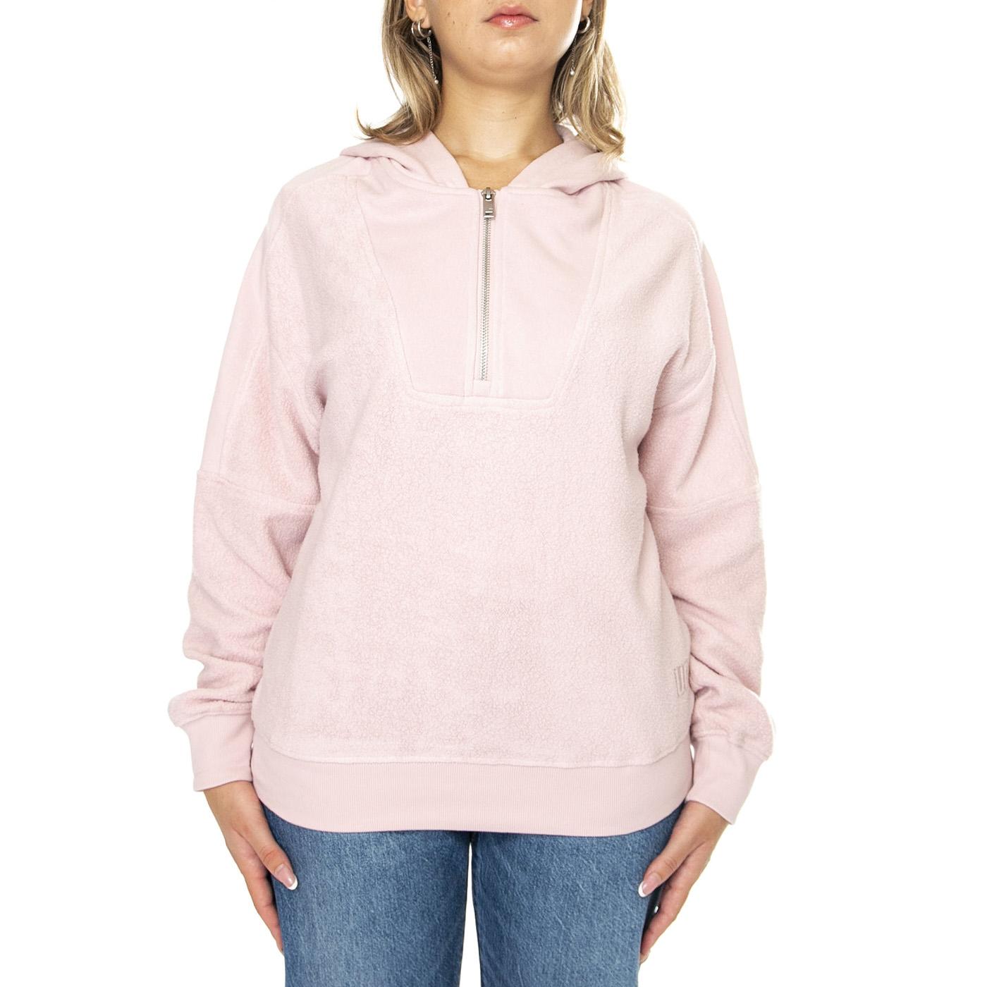 Stephny Mixed Hoodie Mauve - Felpa con Cappuccio Donna Rosa UGC1152781-MAU  UGG 