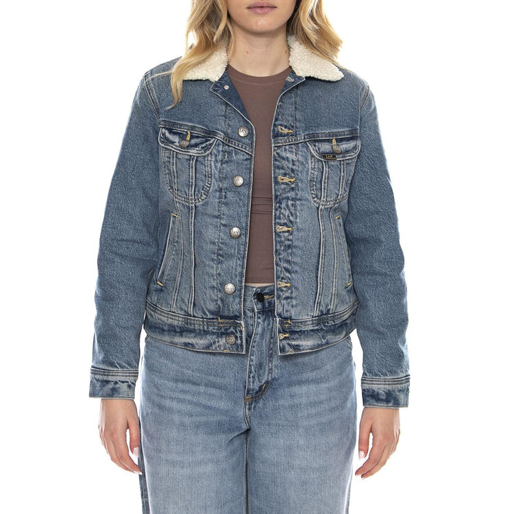 Sherpa Rider Jkt Teleport Medium -- Giacca Donna Blu 112370869 . LEE 