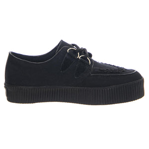 Underground Hoxton Creeper Canvas Black - Scarpe Stringate Profilo Basso Donna Nere 24397_4  UNDERGROUND 