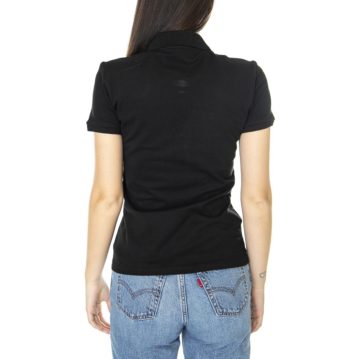 Maglietta M/C 031 - Maglietta Girocollo Donna Nera PF5462-031  LACOSTE 