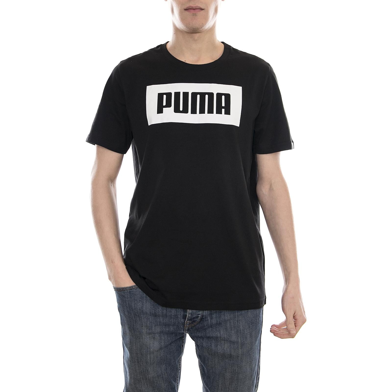 Rebel Basic Tee Cotton Black 85055401  PUMA 