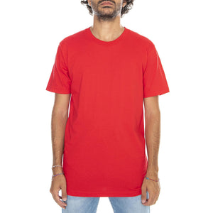 Fine Jersey Crew Neck T-SHirt - Red - Maglietta Girocollo Uomo Rossa S LAC20001-RED  LOS ANGELES APPAREL 