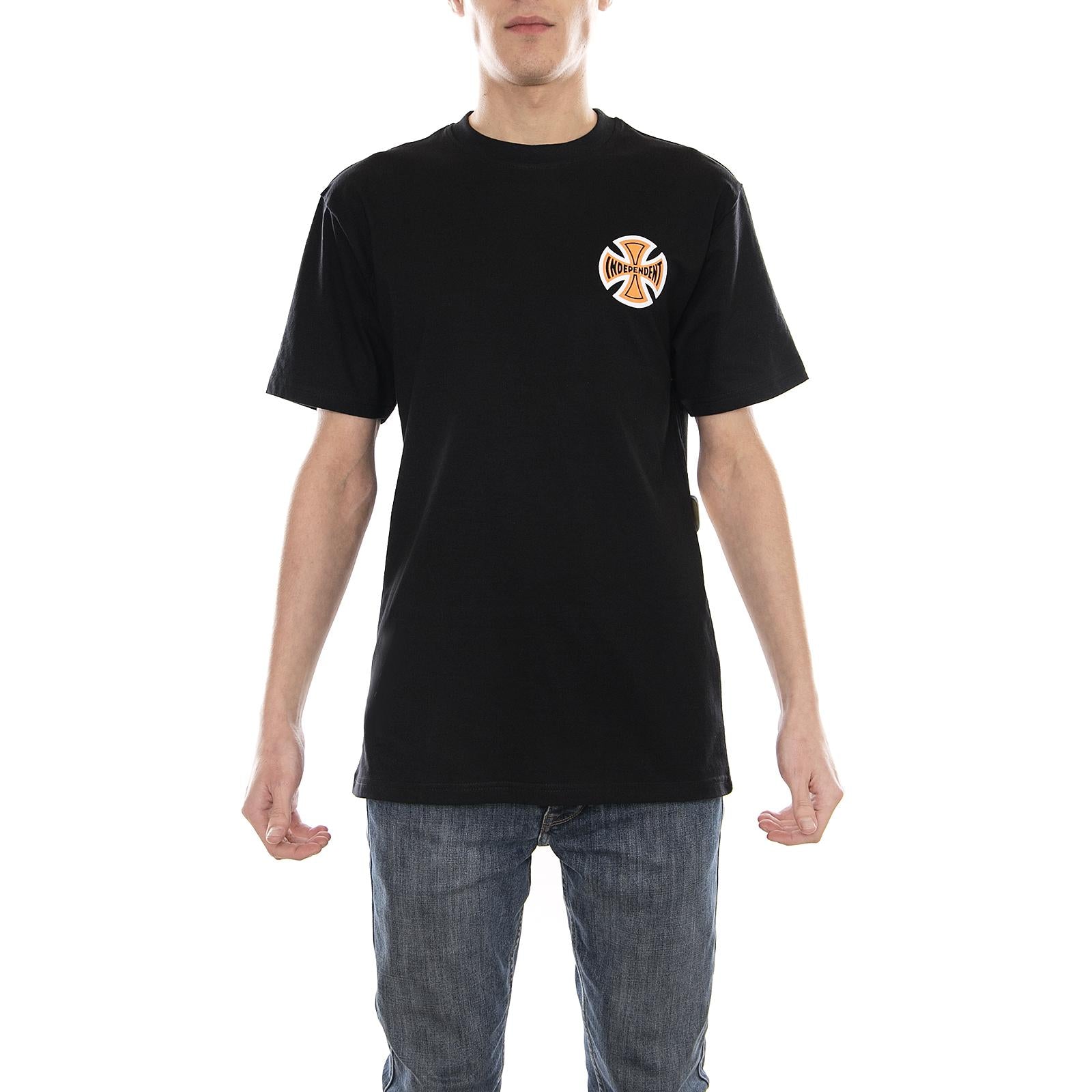 2 Colour TC Tee Black INA-TEE-2 Colour TC Tee Black  INDEPENDENT 