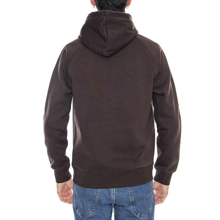 Hooded Chase Sweat Tobacco / Gold - Felpa con Cappuccio Uomo Marrone I033661.00WXX  CARHARTT WIP 